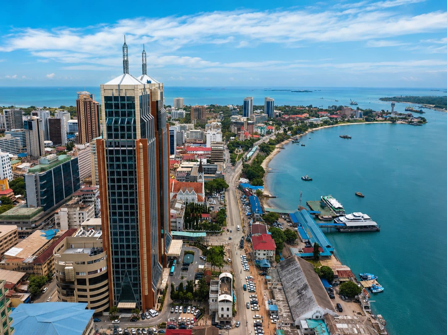 Dar es Salaam aerial view
